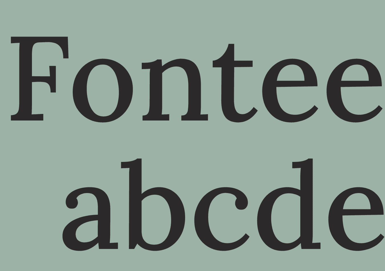 Type Fontee project
